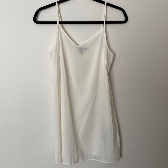 Banana Republic drop waist button up and tiered flounce dress with slip size 2 - Picture 3 of 10